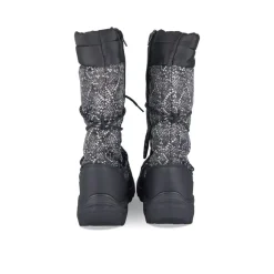 Après-ski NOIR Femme Motif Uni Lacets