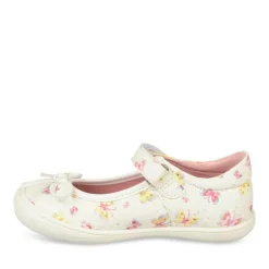 Ballerines Babies BLANC Fille Scratch