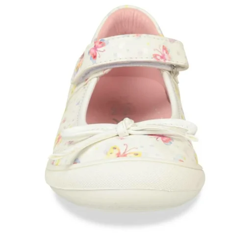 Ballerines Babies BLANC Fille Scratch