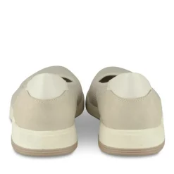 Ballerines Confort BEIGE Femme Motif Uni A Enfiler