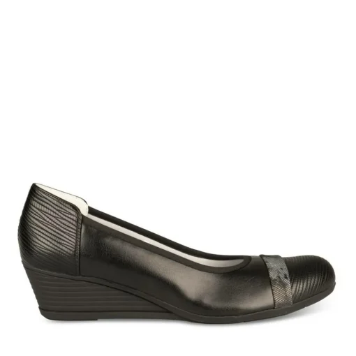 Ballerines Confort NOIR Femme A Enfiler