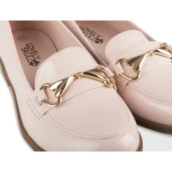 Ballerines ROSE Fille Motif Uni A Enfiler