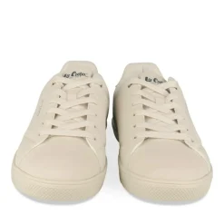 Baskets BEIGE Homme Motif Uni Lacets