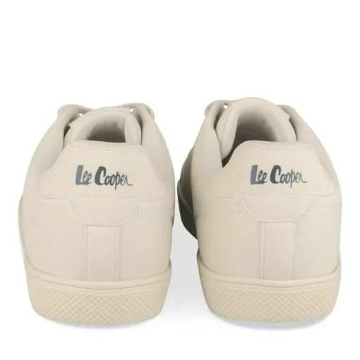 Baskets BEIGE Homme Motif Uni Lacets