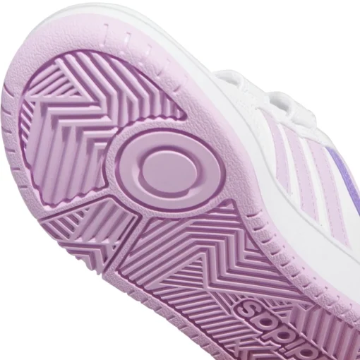 Baskets BLANC ADIDAS HOOPS