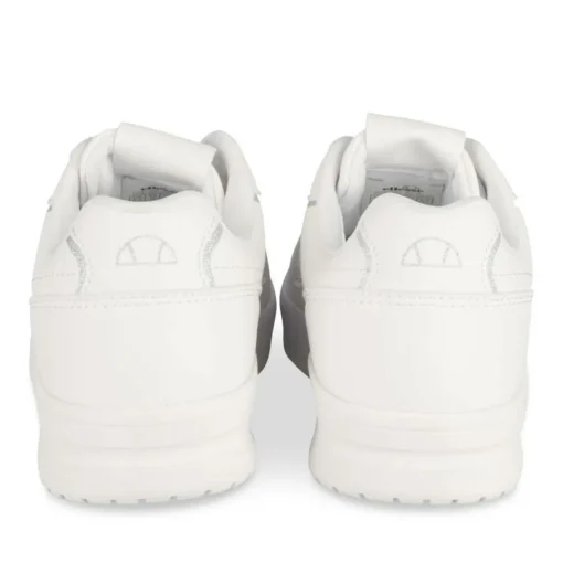 Baskets BLANC Femme Motif Uni Lacets