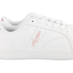 Baskets BLANC Femme Motif Uni Lacets