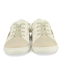 Baskets BLANC Fille Motif Etoiles Fermeture éclair