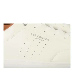 Baskets BLANC Homme Motif Uni A Enfiler
