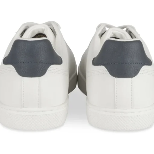 Baskets BLANC Homme Motif Uni Lacets