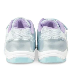 Baskets BLEU Fille Motif Uni Scratch