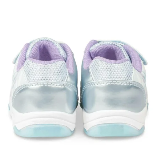 Baskets BLEU Fille Motif Uni Scratch