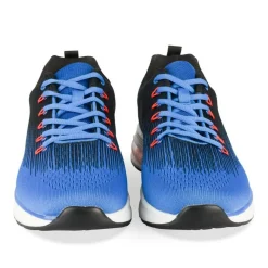 Baskets BLEU Garçon Motif Uni A Enfiler