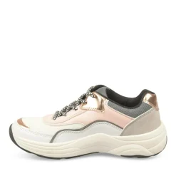 Baskets Dad Shoes BLANC Fille Lacets