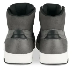 Baskets GRIS Homme Motif Uni Lacets
