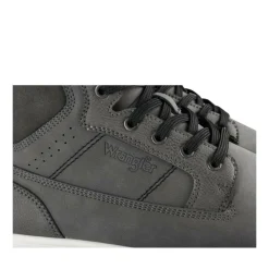 Baskets GRIS Homme Motif Uni Lacets
