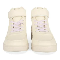 Baskets Montante BEIGE Fille Motif Multicolore Scratch