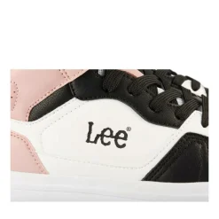 Baskets Montante NOIR Femme Motif Uni Lacets