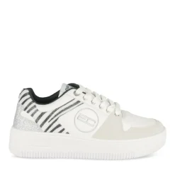 Baskets NOIR Femme Motif Uni A Enfiler