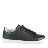 Baskets NOIR Femme Motif Iridescent Lacets