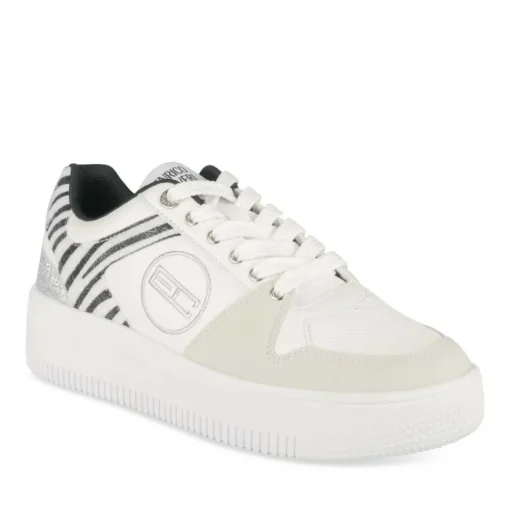 Baskets NOIR Femme Motif Uni A Enfiler
