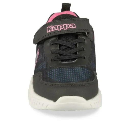 Baskets NOIR Fille Motif Uni Scratch