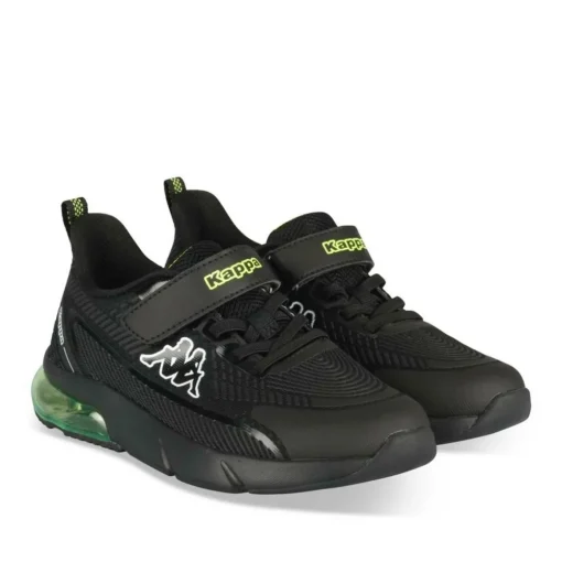 Baskets NOIR Garçon Motif Uni Scratch