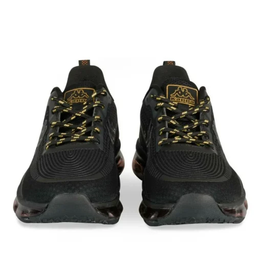 Baskets NOIR Garçon Motif Uni Lacets
