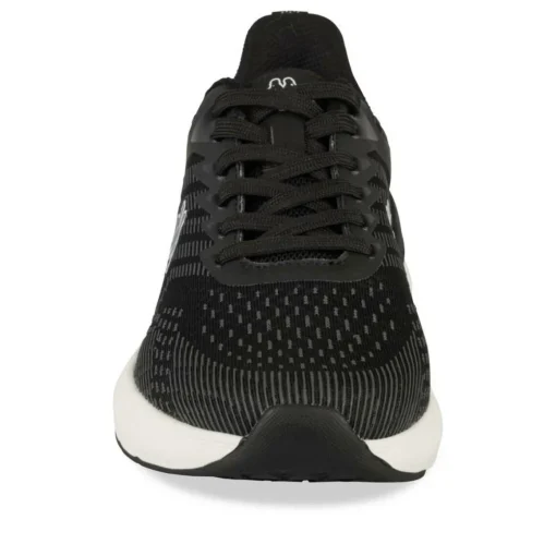 Baskets NOIR Garçon Motif Uni Lacets