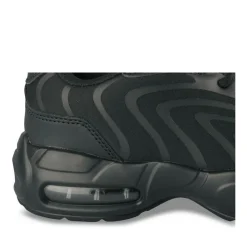 Baskets NOIR Garçon Motif Uni A Enfiler
