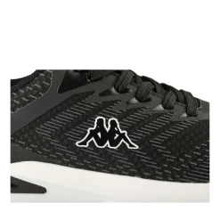Baskets NOIR Garçon Motif Uni Lacets
