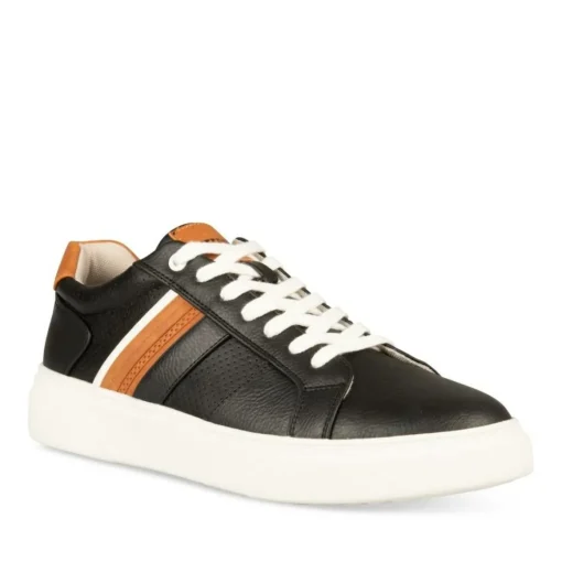Baskets NOIR Homme Lacets