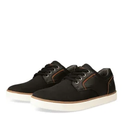 Baskets NOIR Homme Lacets