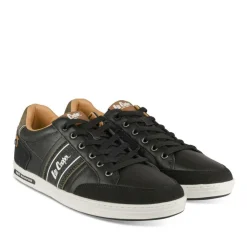 Baskets NOIR Homme Motif Uni A Enfiler