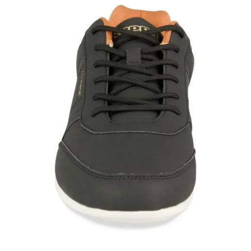 Baskets NOIR Homme Motif Uni Lacets