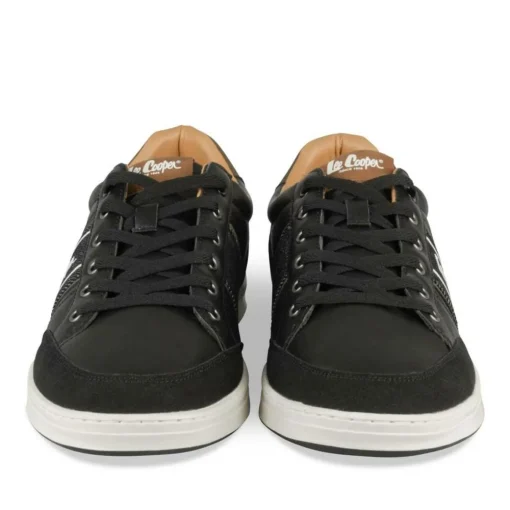Baskets NOIR Homme Motif Uni A Enfiler