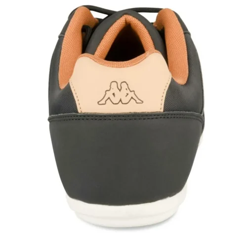 Baskets NOIR Homme Motif Uni Lacets