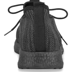 Baskets NOIR Homme Motif Uni Lacets