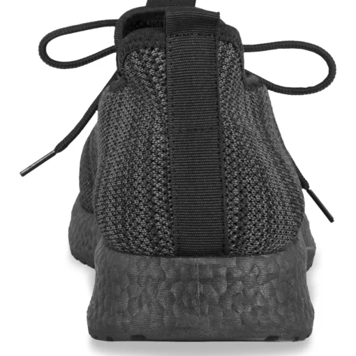 Baskets NOIR Homme Motif Uni Lacets