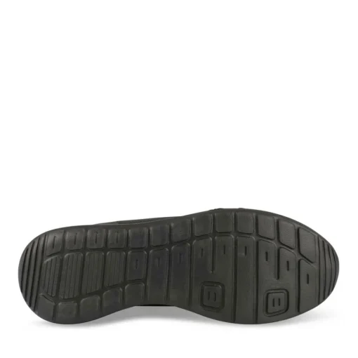 Baskets NOIR Homme Motif Uni Lacets