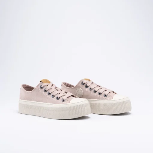 Baskets ROSE Femme Motif Uni Lacets