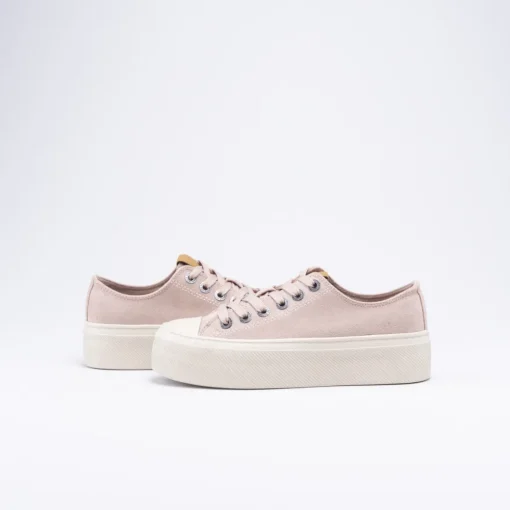 Baskets ROSE Femme Motif Uni Lacets