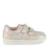 Baskets ROSE Fille Motif Paillettes Scratch