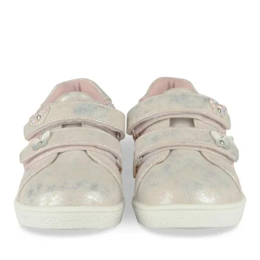 Baskets ROSE Fille Motif Paillettes Scratch