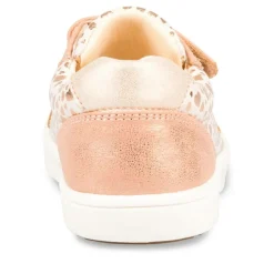 Baskets ROSE Fille Motif Coeurs Scratch