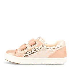 Baskets ROSE Fille Motif Coeurs Scratch