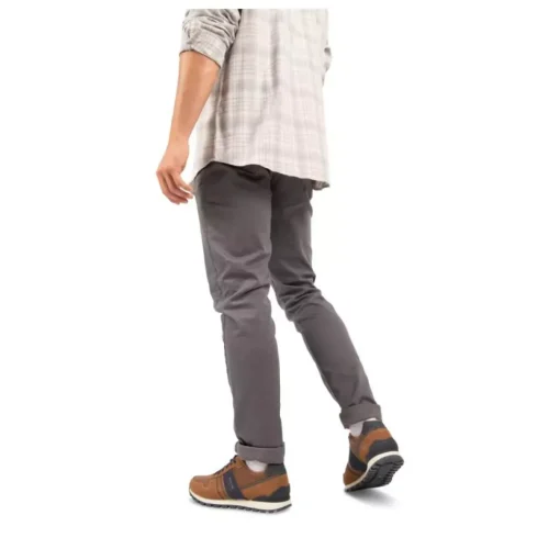 Baskets Running MARRON Homme Motif Uni Lacets
