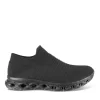 Baskets Running NOIR Femme Motif Uni A Enfiler