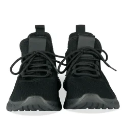 Baskets Running NOIR Femme Motif Uni A Enfiler