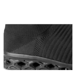 Baskets Running NOIR Femme Motif Uni A Enfiler
